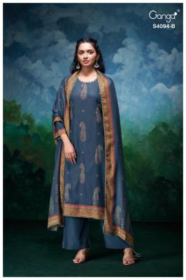 Ganga hyora 4094  Wholesale dress materials in Delhi