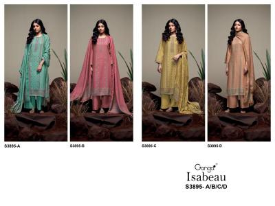 Ganga isabeau 3895 Wholesale dress material manufacturers in Hyderabad
