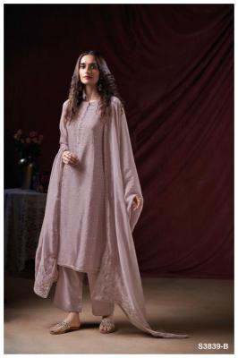 Ganga maysha 3839 Fancy dress material wholesale in Delhi