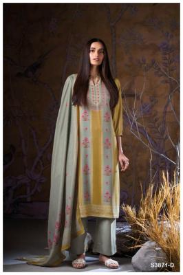 Ganga nimara 3871 Designer dress material wholesale