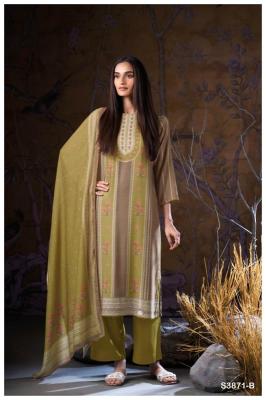 Ganga nimara 3871 Designer dress material wholesale