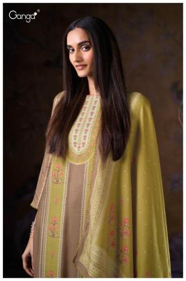 Ganga nimara 3871 Designer dress material wholesale