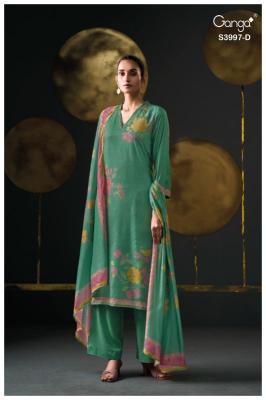 Ganga pariniti 3997 Dress material wholesale market in Hyderabad