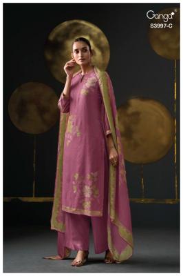 Ganga pariniti 3997 Dress material wholesale market in Hyderabad
