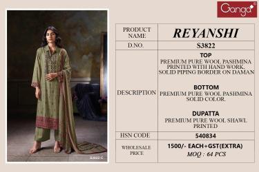 Ganga reyanshi 3822 Surat dress material with price