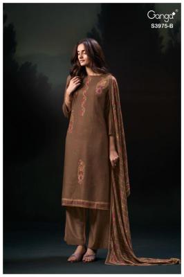 Ganga sahher 3975 Dress materials online shopping in Delhi