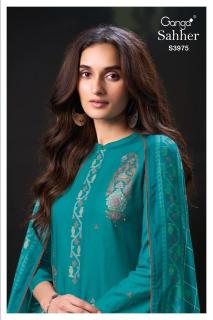Ganga sahher 3975 Dress materials online shopping in Delhi