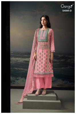 Ganga wyetta 4084 Affordable dress materials in Delhi