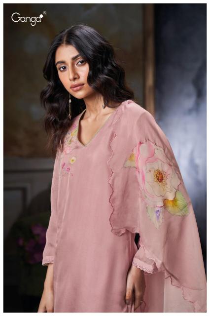 Ganga zerrin 3675 Dress material manufacturers in India