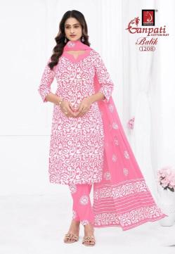 Ganpati batik vol-12 Kurti material suppliers in Vadodara