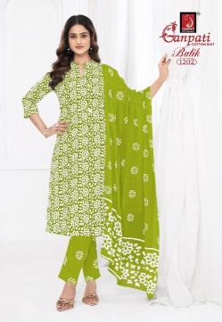 Ganpati batik vol-12 Kurti material suppliers in Vadodara