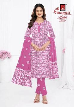 Ganpati batik vol-12 Kurti material suppliers in Vadodara