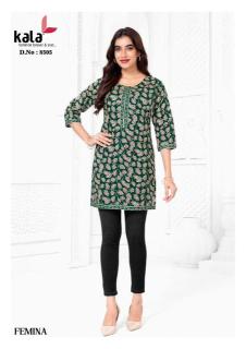 Kala femina vol-1 short top Kurti exporters in Ahmedabad