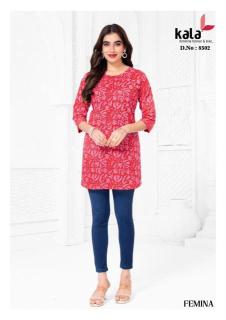 Kala femina vol-1 short top Kurti exporters in Ahmedabad