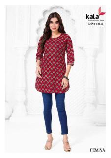 Kala femina vol-1 short top Kurti exporters in Ahmedabad