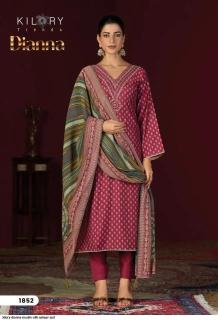 Kilory trends dianna Dress material for women