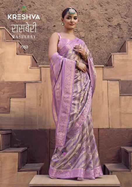 Kreshva rasberry Best saree wholesale market in Kolkata