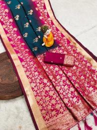 Krishnavi banarasi silk Indian saree wholesale market