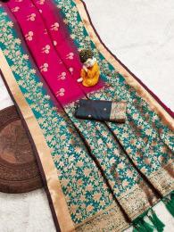 Krishnavi banarasi silk Indian saree wholesale market