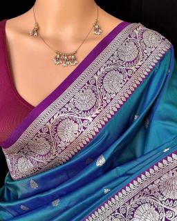 Krishnavi soft banarasi silk Saree market in Mumbai