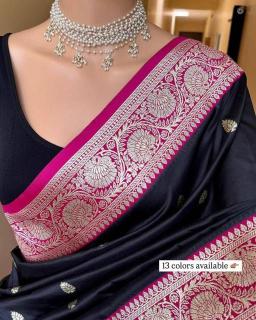 Krishnavi soft banarasi silk Saree market in Mumbai