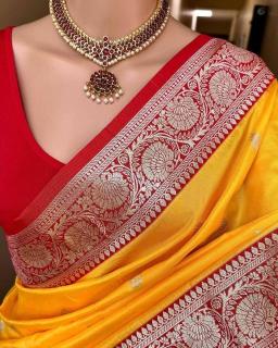 Krishnavi soft banarasi silk Saree market in Mumbai