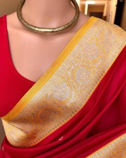 Krishnavi soft banarasi silk Saree market in Mumbai