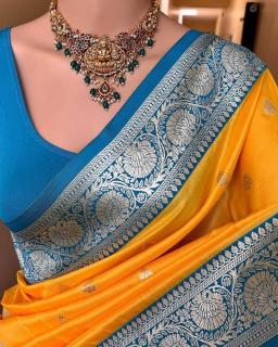 Krishnavi soft banarasi silk Saree market in Mumbai
