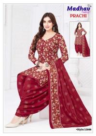 Madhav prachi vol-12 Printed dress material wholesale in Ahmedabad