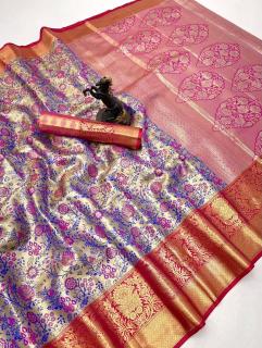 Malhar kanjivaram bridal silk Indian saree bulk buy