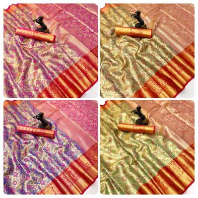 Malhar kanjivaram bridal silk Indian saree bulk buy