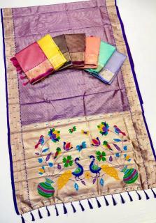 Malhar soft tissue silk Saree wholesale market Surat