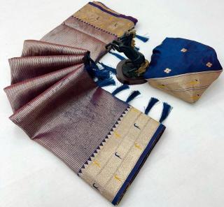 Malhar soft tissue silk Saree wholesale market Surat