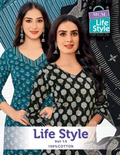 MCM lifestyle vol-15 Printed Kurtis in Ahmedabad