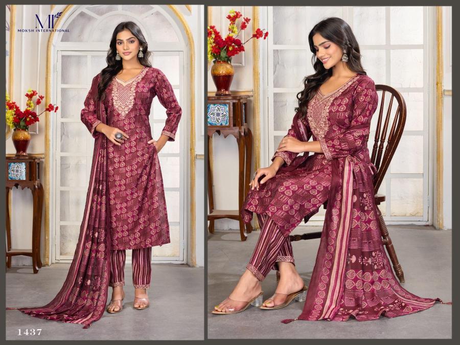 Moksh international gori vol 2 Printed kurtis wholesale