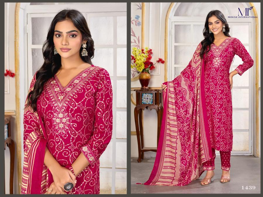 Moksh international gori vol 2 Printed kurtis wholesale