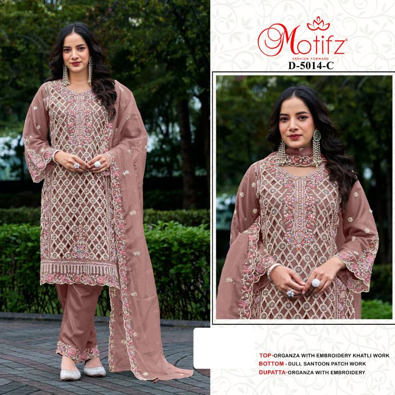 Motifz 5014 A C D G Organza Salwar kameez wholesale online