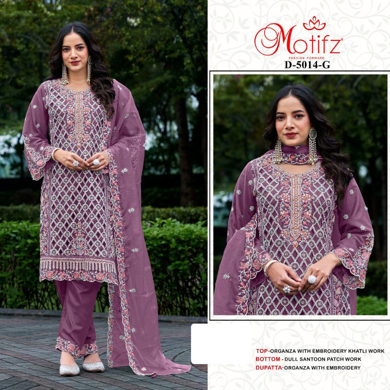 Motifz 5014 A C D G Organza Salwar kameez wholesale online