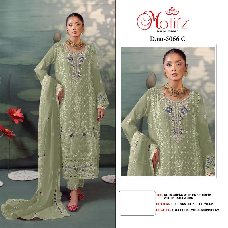 Motifz 5066 A To D Kota Checks Embroidery Salwar Kameez wholesale manufacturers in india