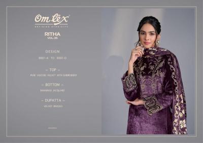 Omtex ritha vol 35 Dress material suppliers in Hyderabad
