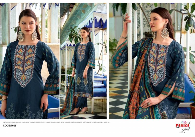Pakiza Dilkash Vol 7 Chiffon dress material wholesale suppliers