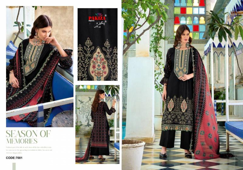 Pakiza Dilkash Vol 7 Chiffon dress material wholesale suppliers