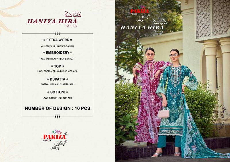 Pakiza Haniya Hira Vol 6 Bulk dress material suppliers