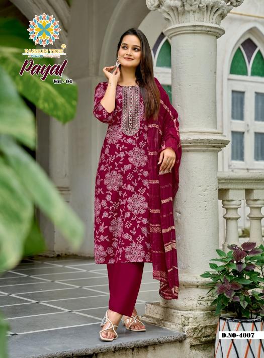 Passion Tree Payal Vol 4 Kurti wholesale online shopping