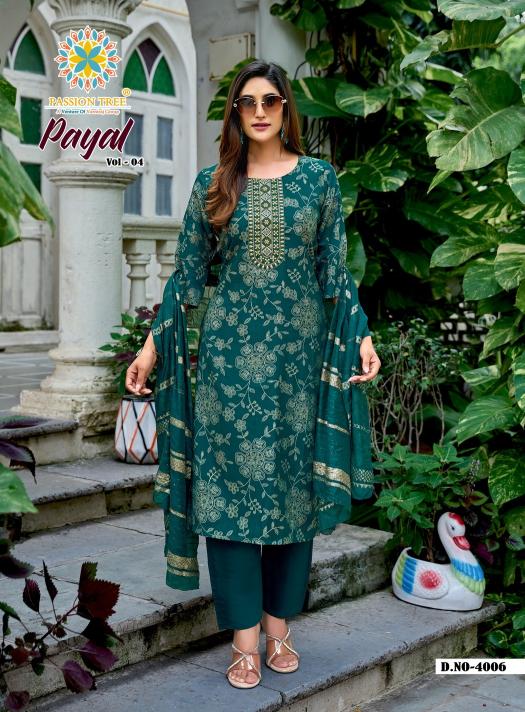 Passion Tree Payal Vol 4 Kurti wholesale online shopping