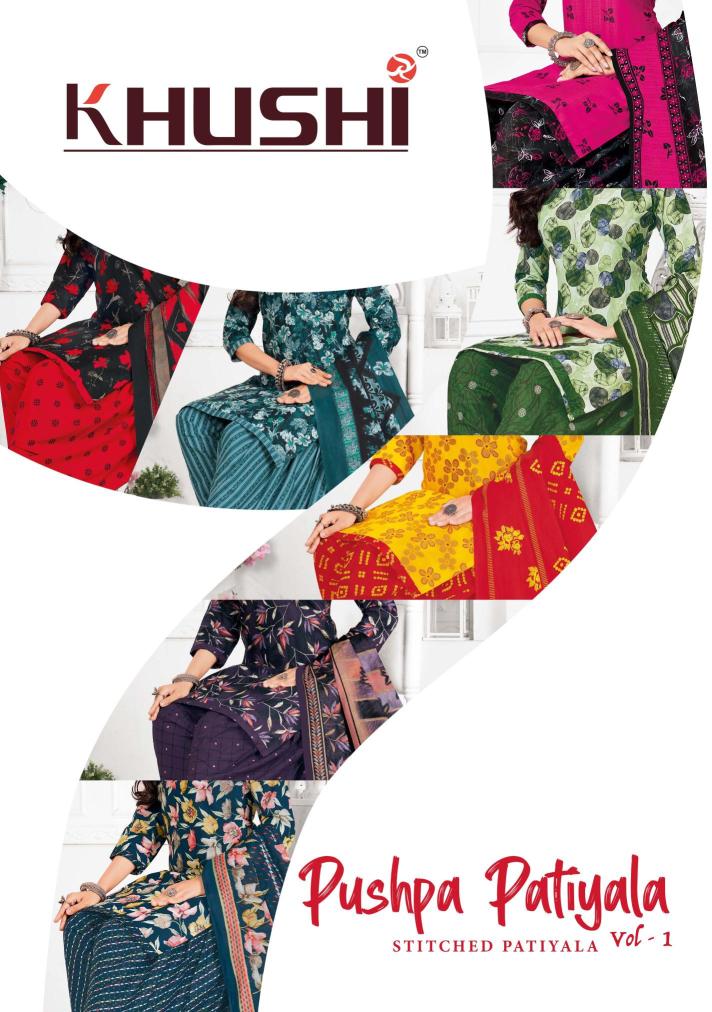 Shorya khushi stitched pushpa patiyala vol-1 Kurti manufacturers in Hyderabad