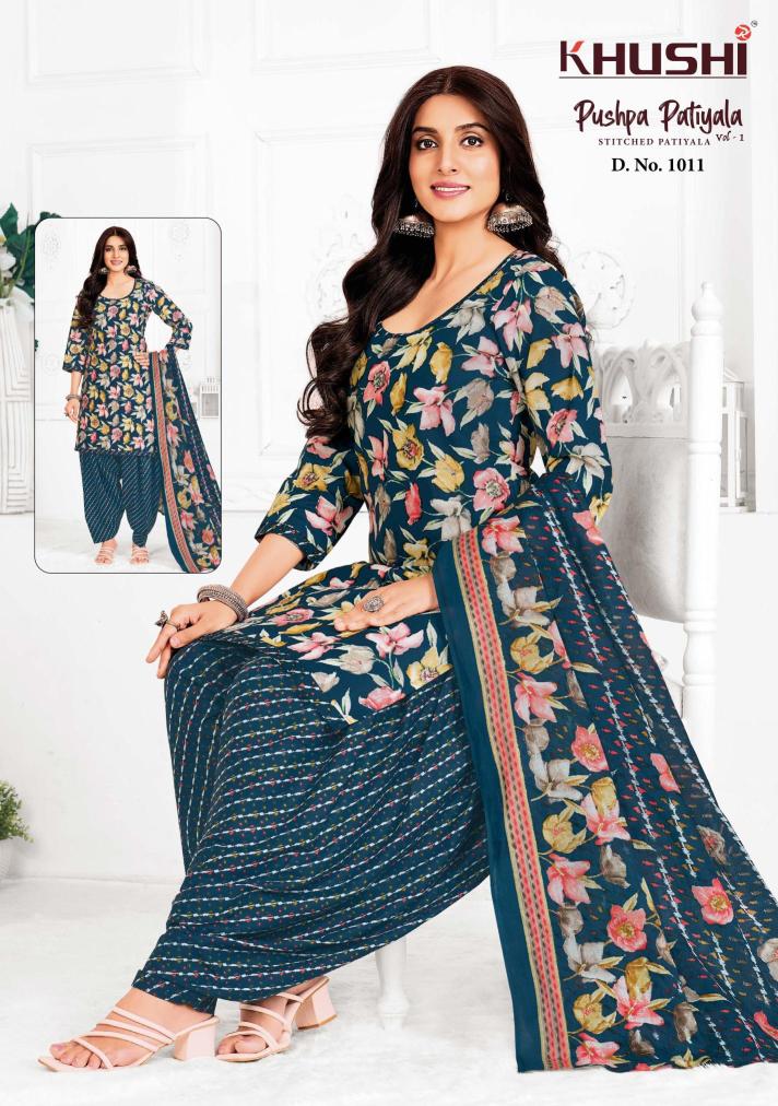 Shorya khushi stitched pushpa patiyala vol-1 Kurti manufacturers in Hyderabad