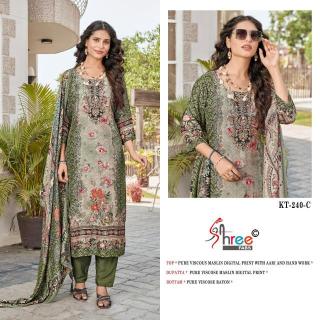 Shree fabs d.no-KT-240 wholesale dress material suppliers