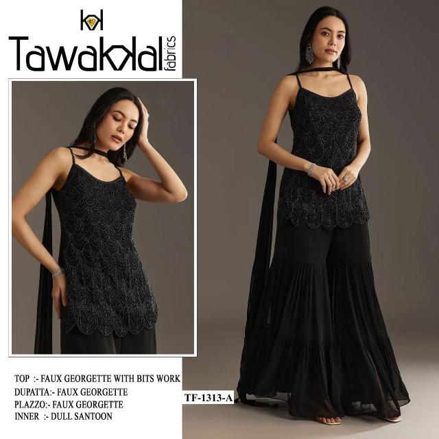Tf 1313 A And B Faux Georgette Wholesale designer salwar kameez