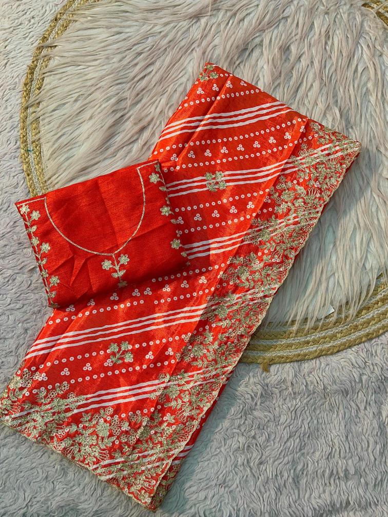 Vinayak beautiful soft digital Saree distributor in India